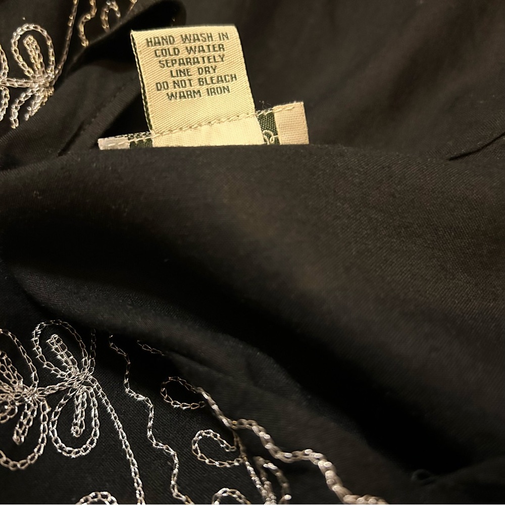 Joolay Bohemian Embroidered Dress - Size Large - Picture 7 of 8